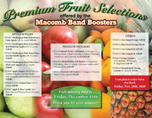 Fruit Fundraiser Flyer