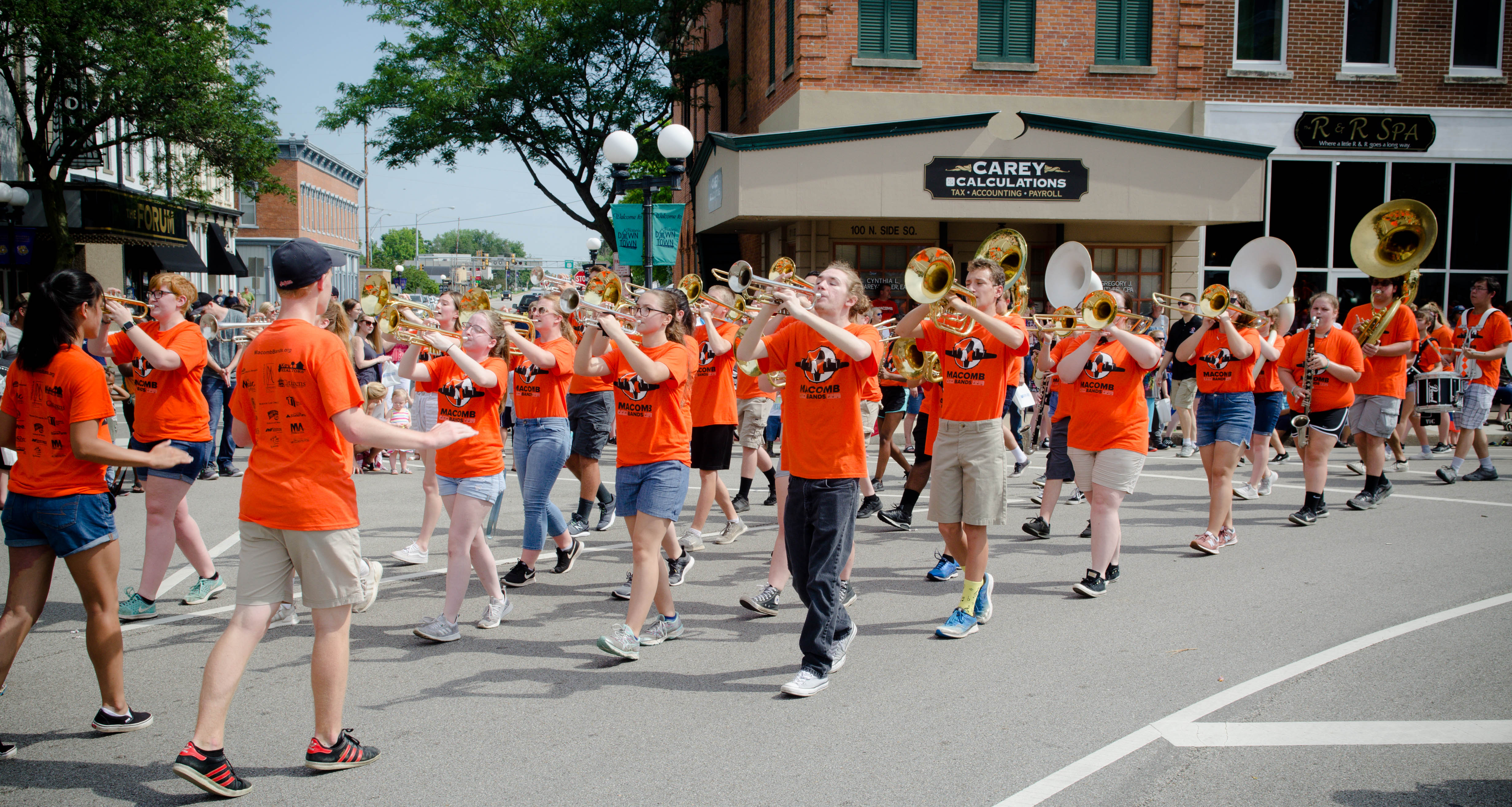 Setting the Summer Tempo in Heritage Days Parade Bands